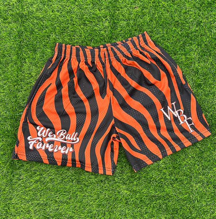 *PRE-ORDER* Orange Tiger Mesh Shorts