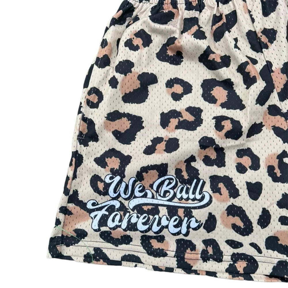 PRE-ORDER* Leopard Mesh Shorts – we-ball-forever